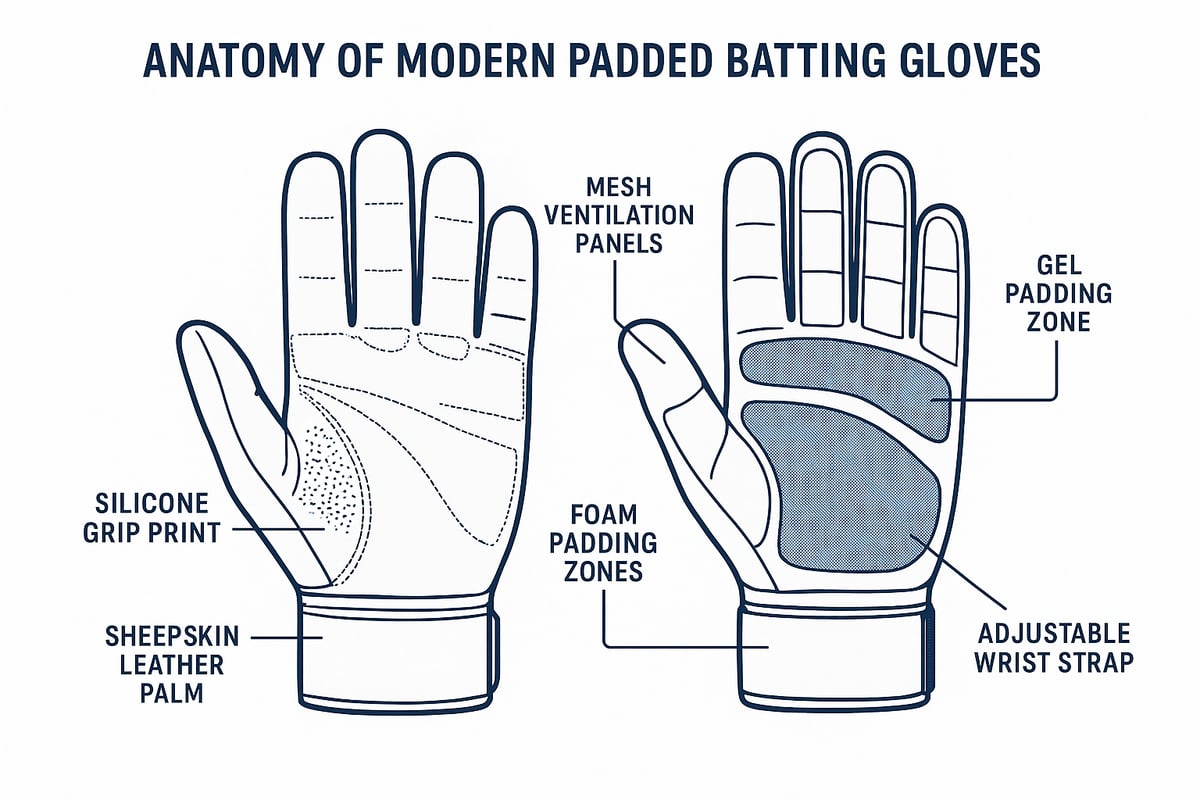 Key Features to Look for in Padded Batting Gloves