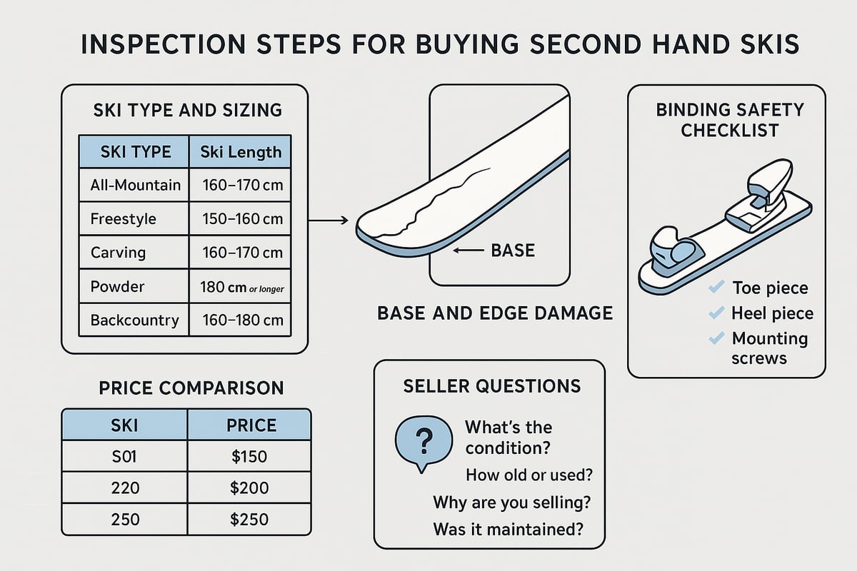 What to Look for When Buying Used Skis