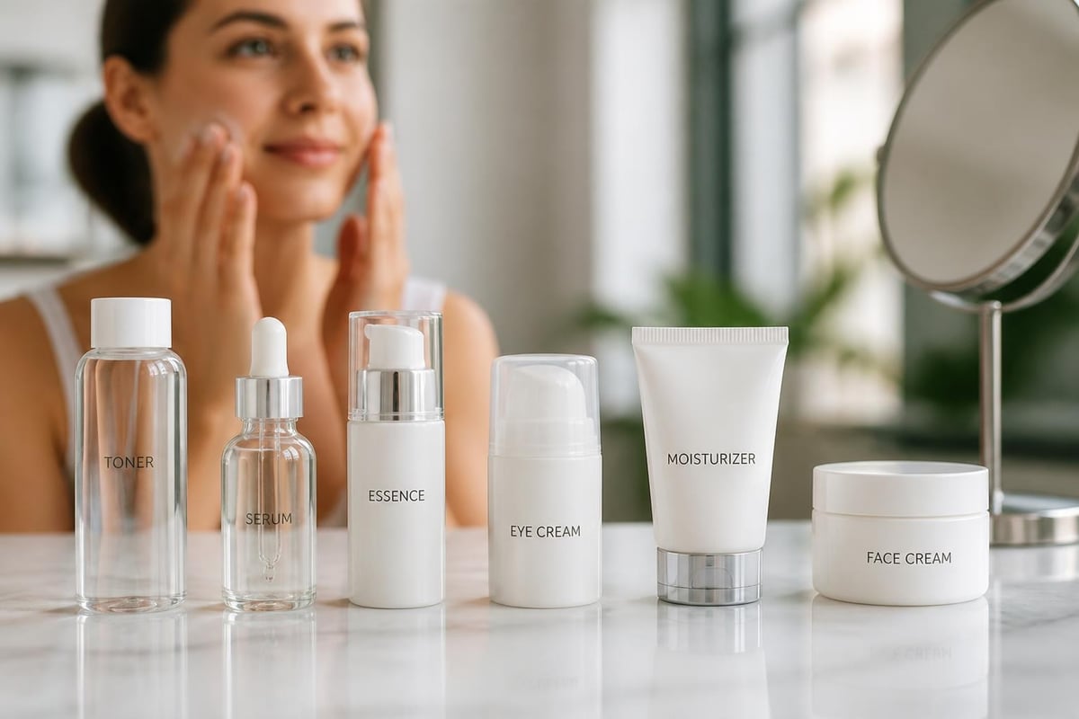 Layering skincare products