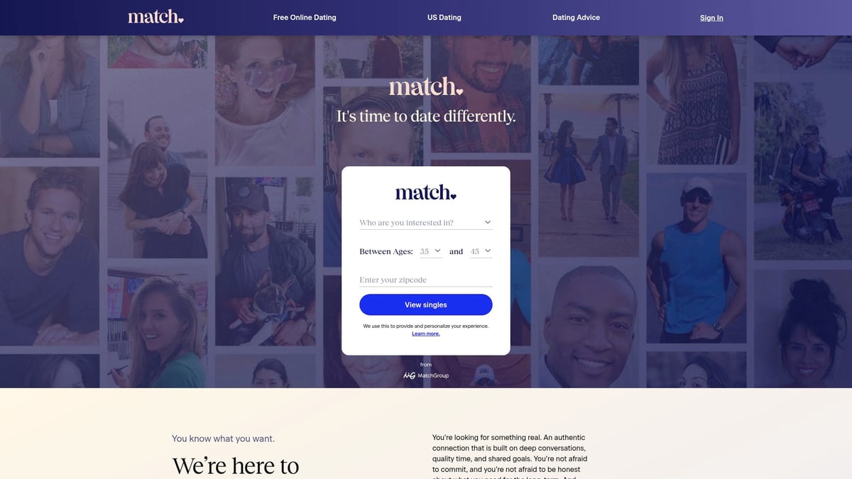 Top 8 Best Dating Sites for Over 40 in 2026 - Match