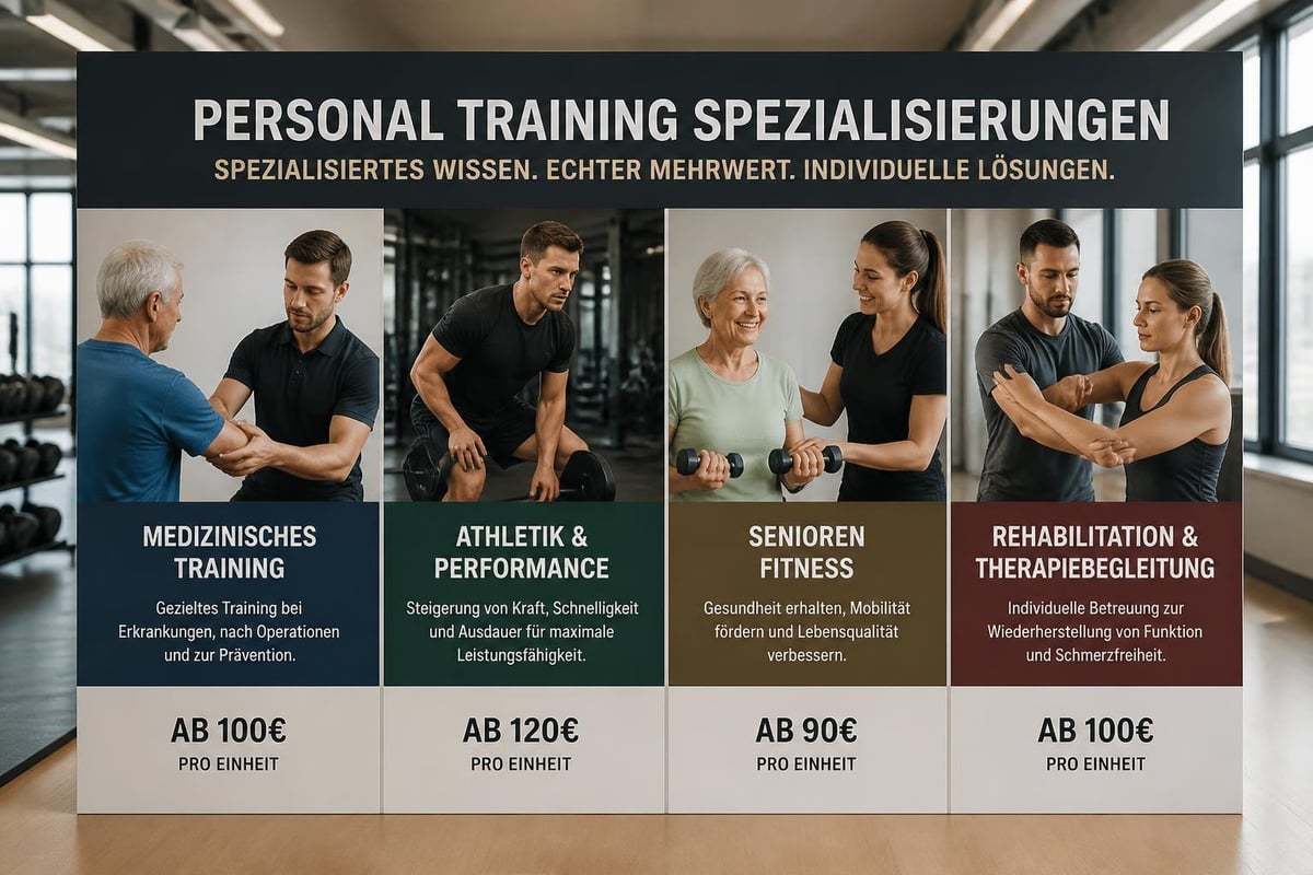 Personal Training Spezialisierungen