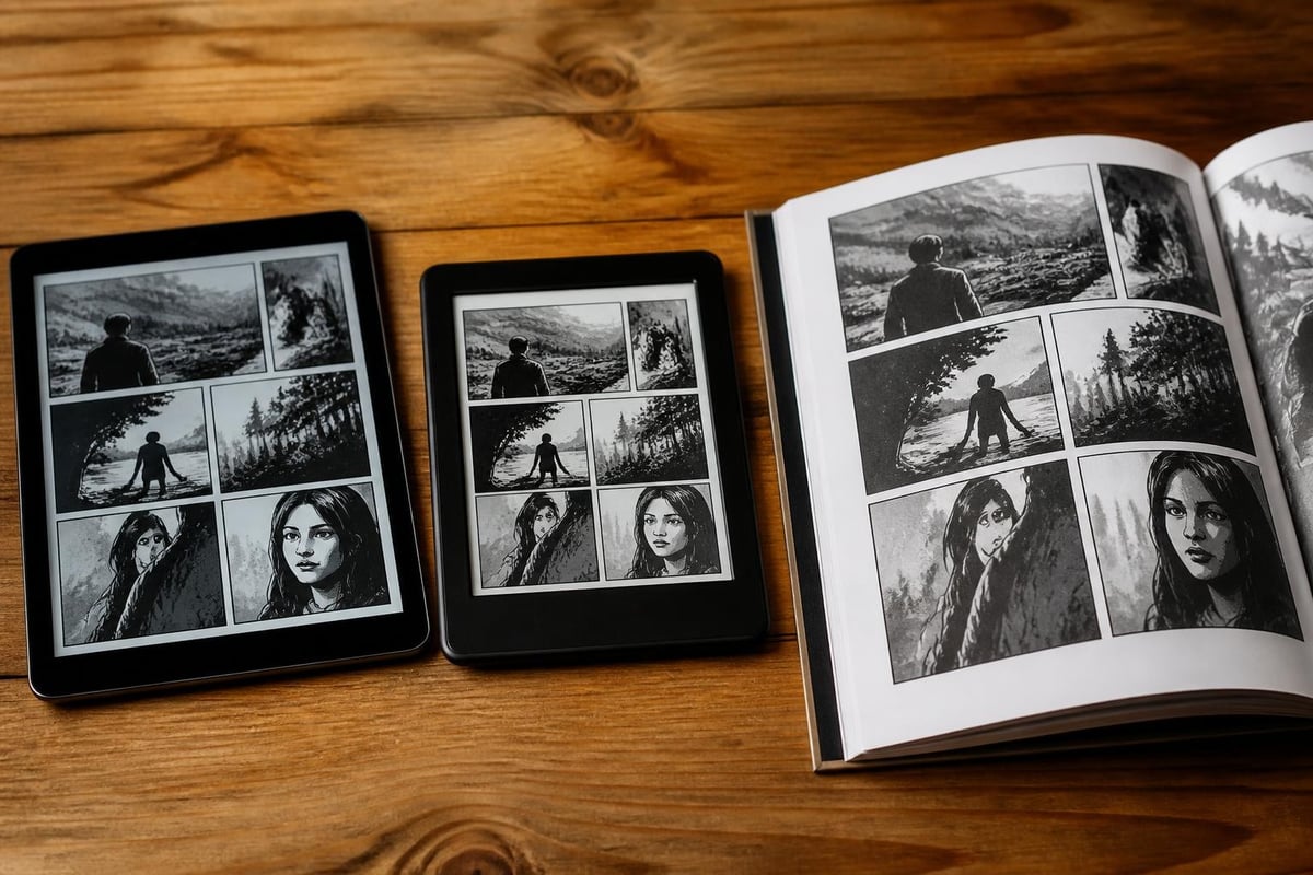 Digital and physical graphic book formats