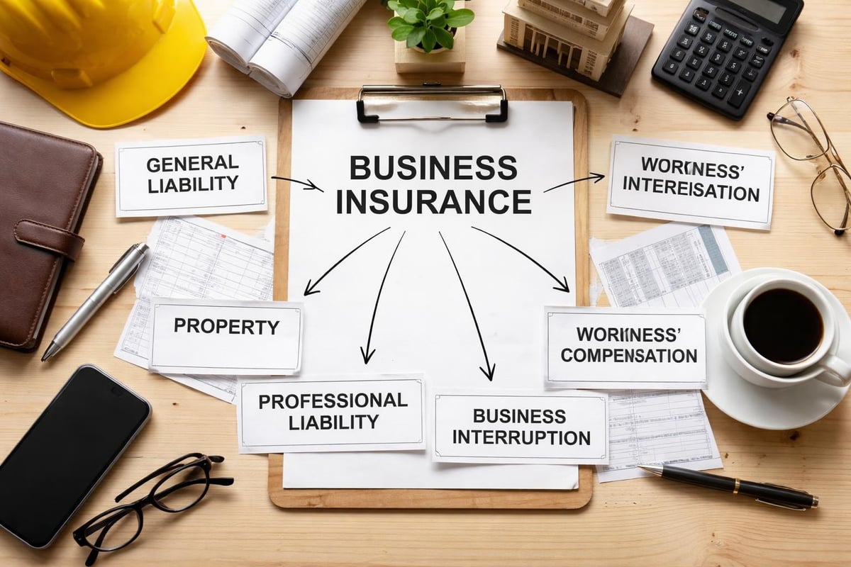 Business insurance layers