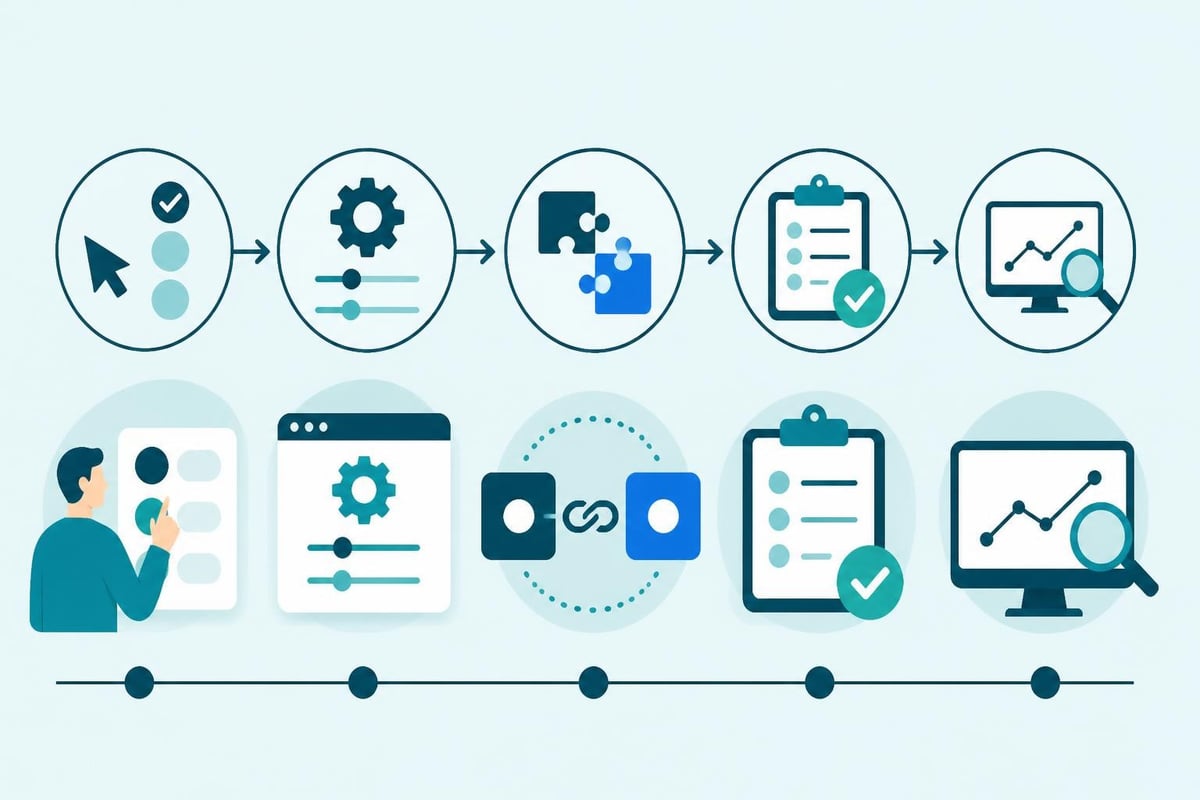 Implementation workflow for server-side tracking