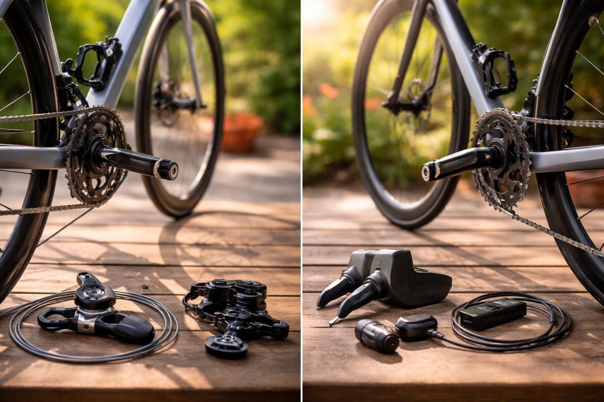 Bicycle derailleur gearing systems