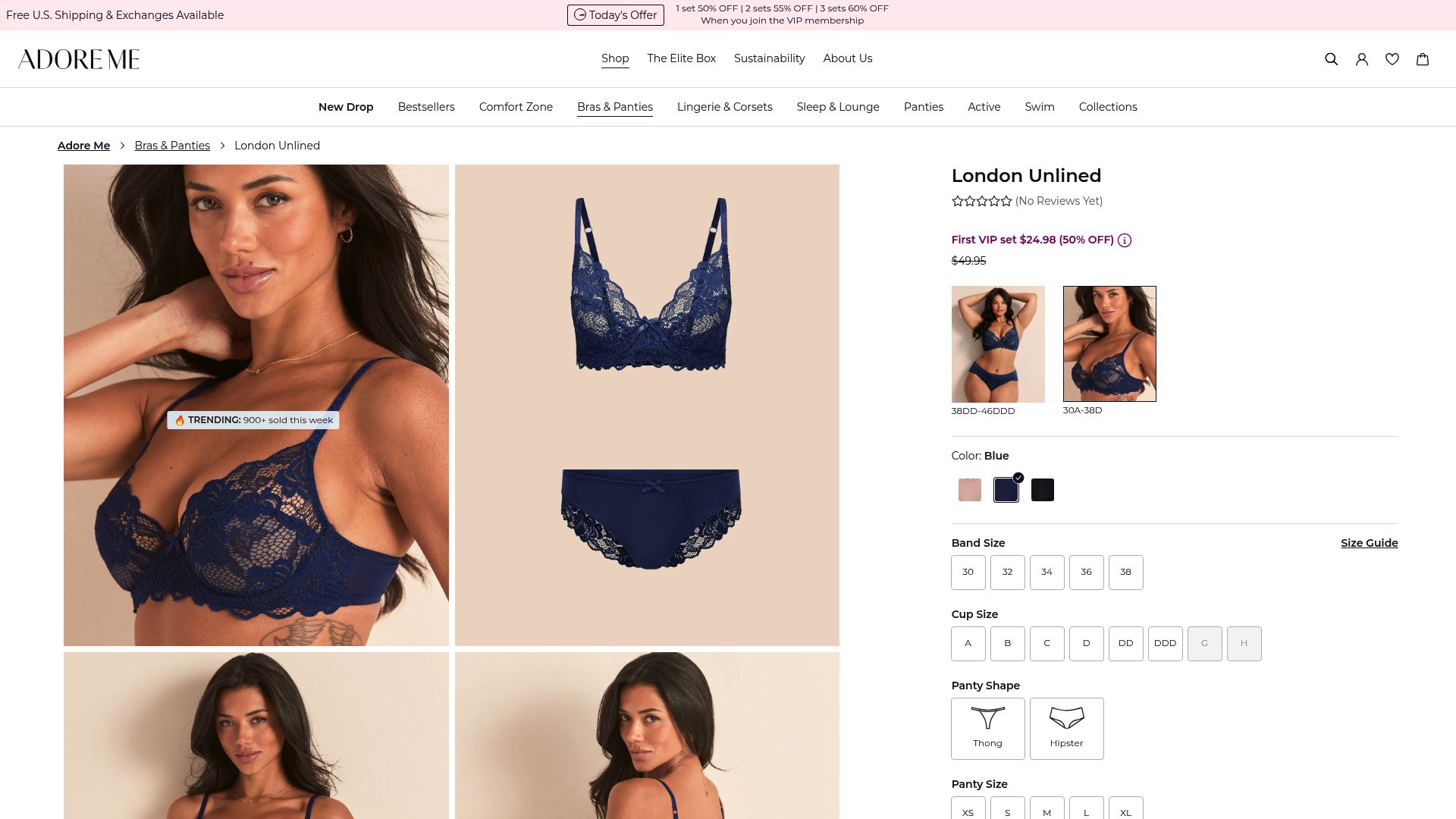7 Best Panties and a Bra Sets to Buy in 2025 - London Unlined Full Coverage Bra & Panty Set – Adore Me