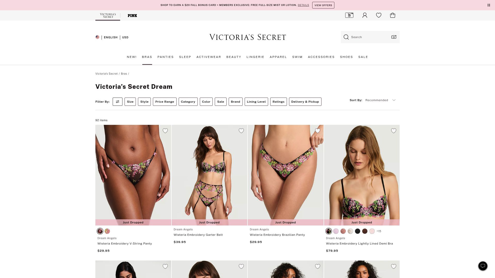 7 Best Panties and a Bra Sets to Buy in 2025 - Dream Angels Lace Bra & Panty Set – Victoria’s Secret