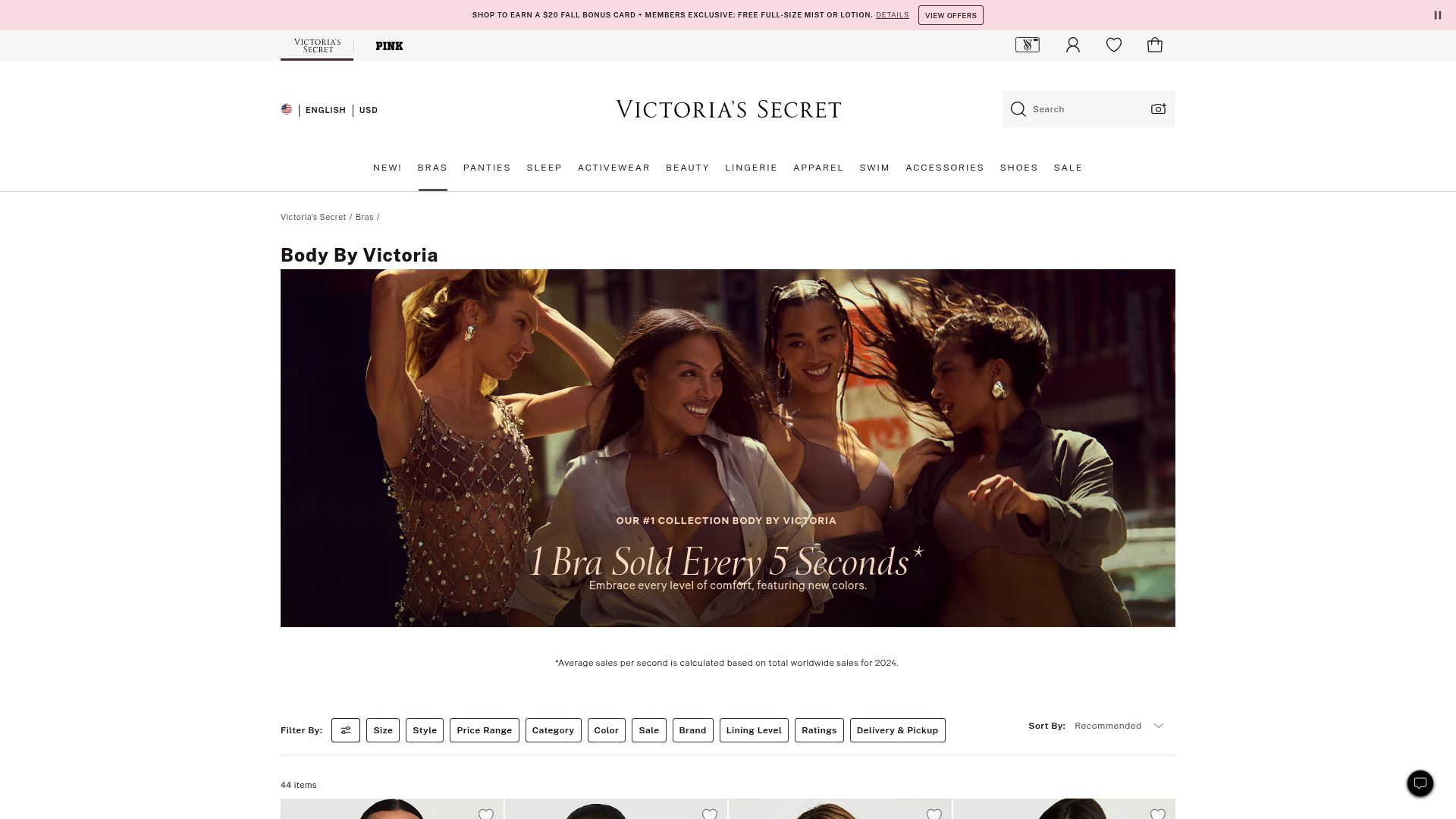 7 Best Panties and a Bra Sets to Buy in 2025 - Body by Victoria T-Shirt Bra & Panty Set – Victoria’s Secret