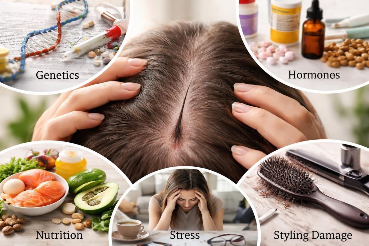 Hair thinning causes and factors