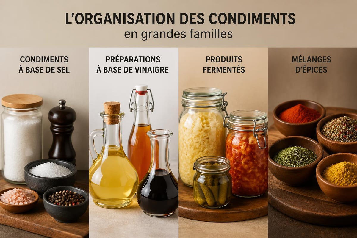 Classification des condiments