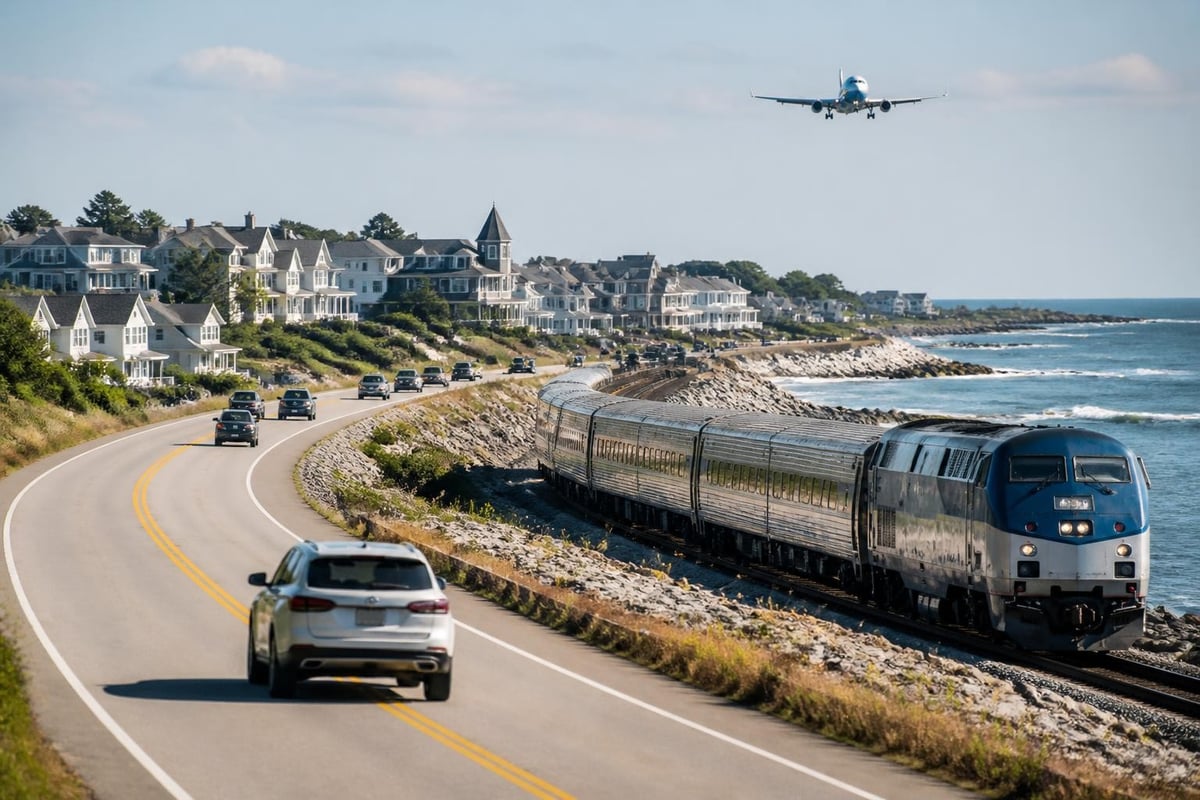 Transportation connections to Maine beaches