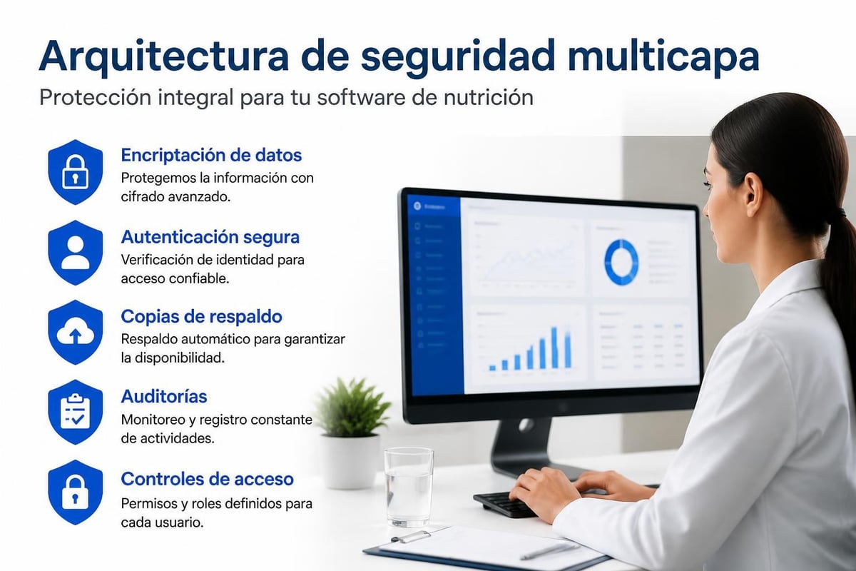 Seguridad en plataformas nutricionales
