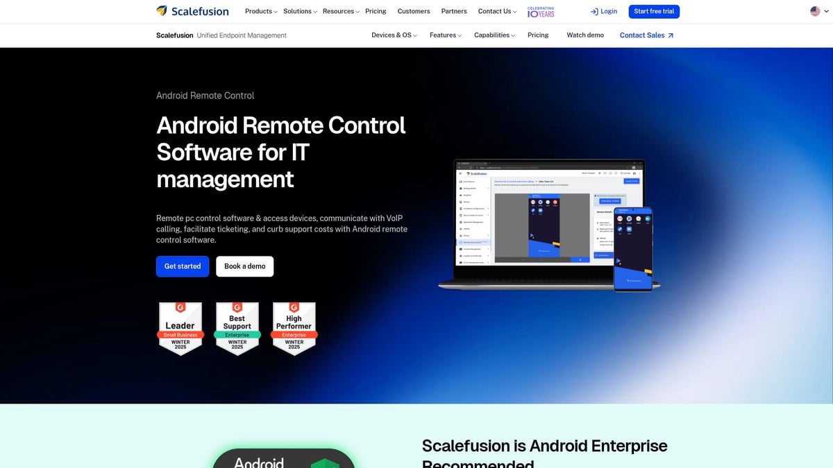 7 Soluzioni Controllo App Essenziali Per La Tua Sicurezza 2026 - Scalefusion UEM per Android