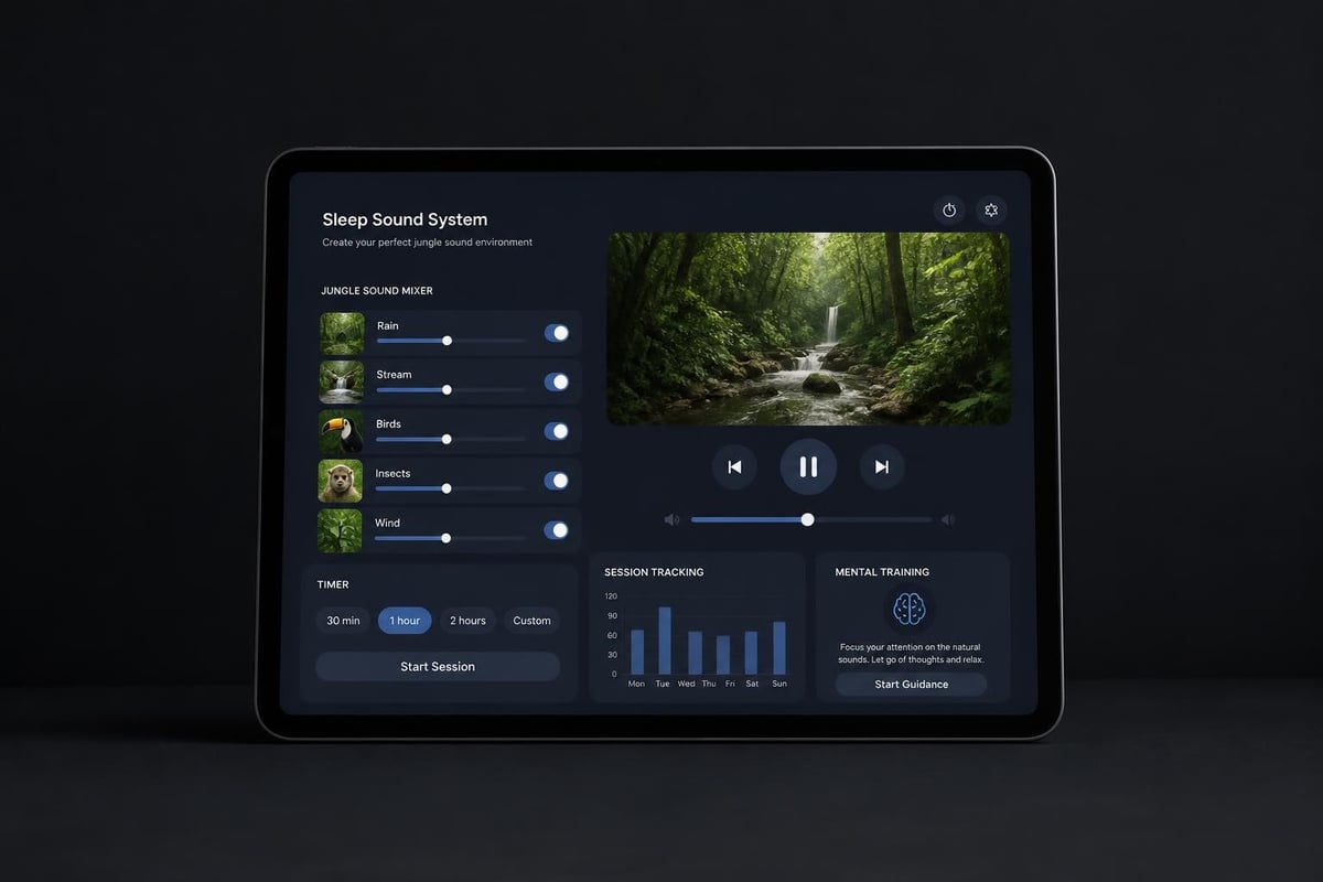 Technology-enhanced sleep sound system