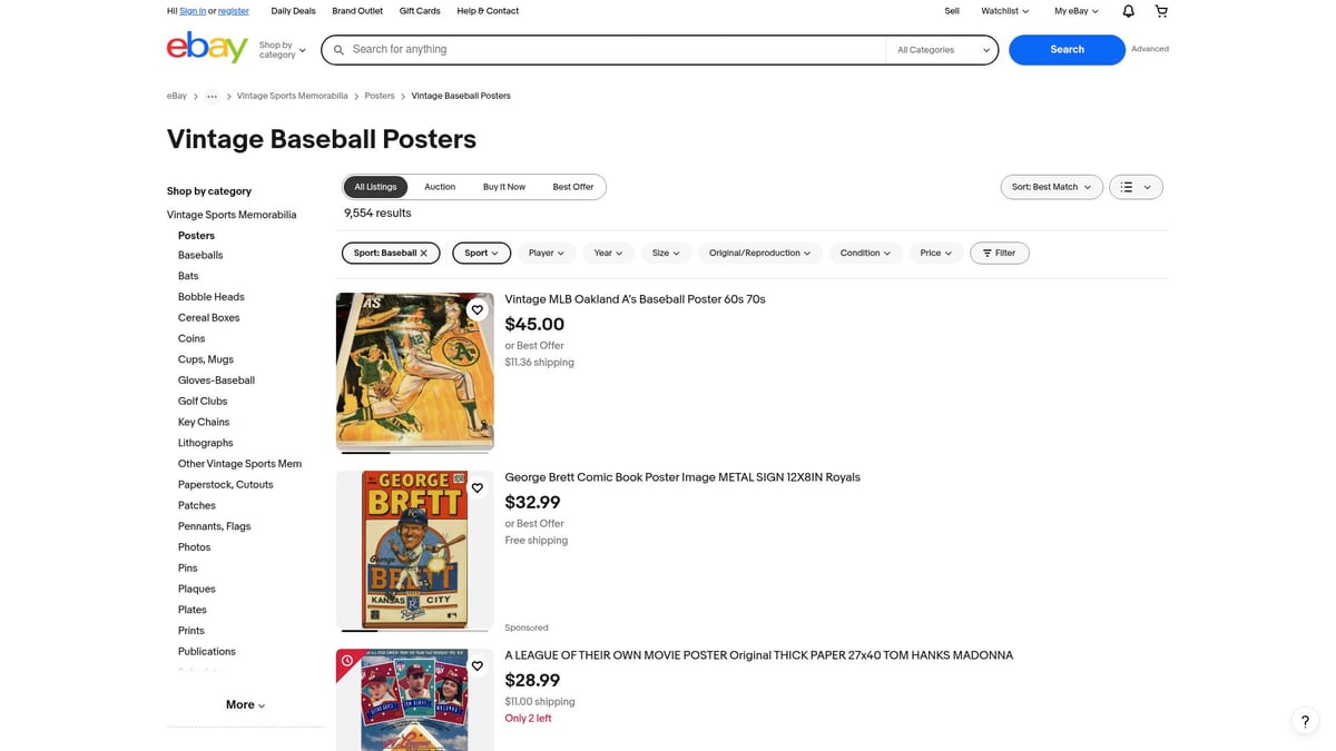 Top 10 Sports Posters to Elevate Your Space in 2025 - Vintage Baseball Posters (Babe Ruth, Ken Griffey Jr., etc.)