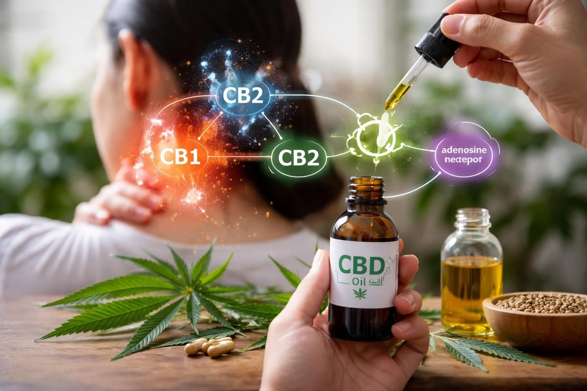CBD interaction with pain pathways