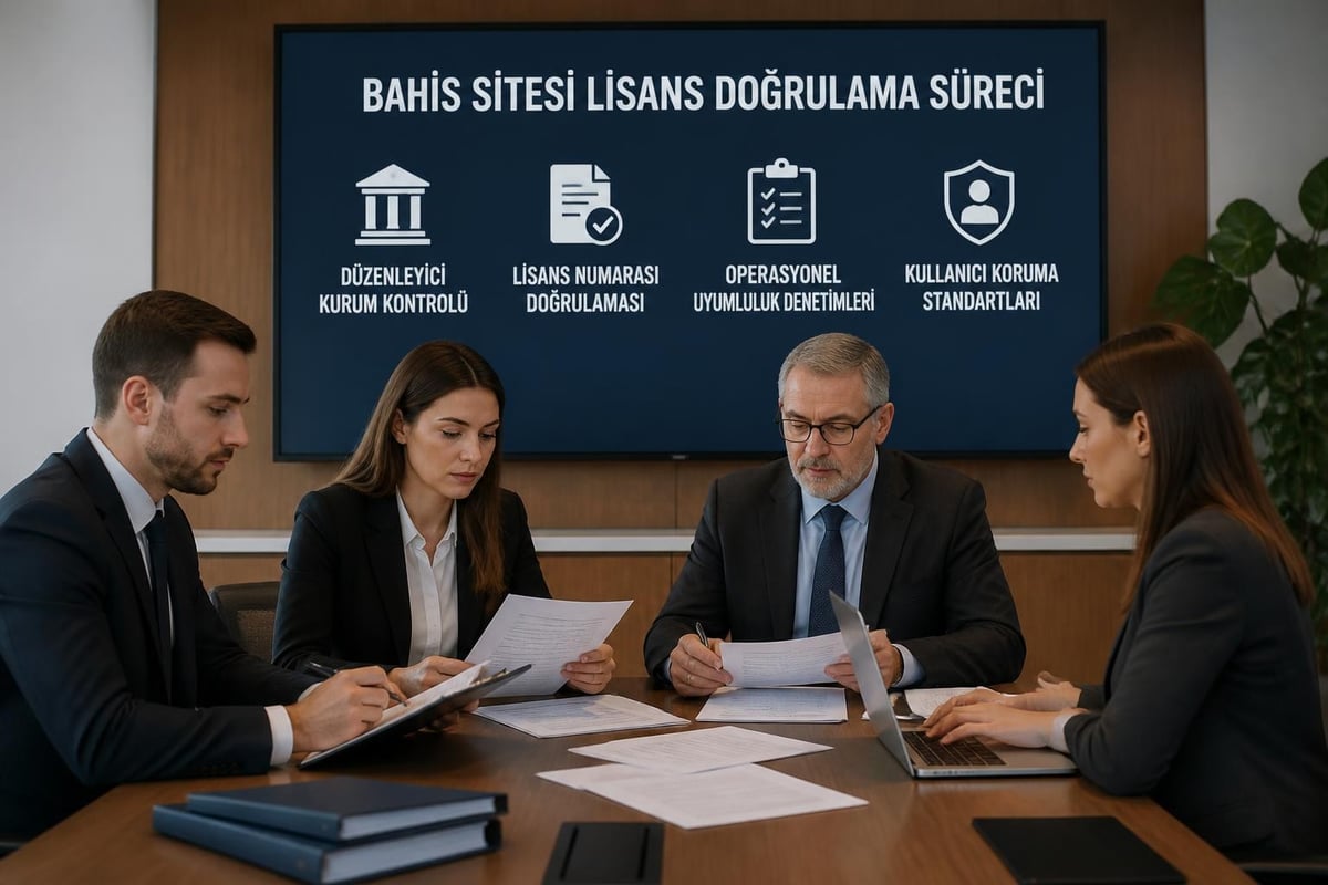 Bahis sitesi lisans doğrulama süreci