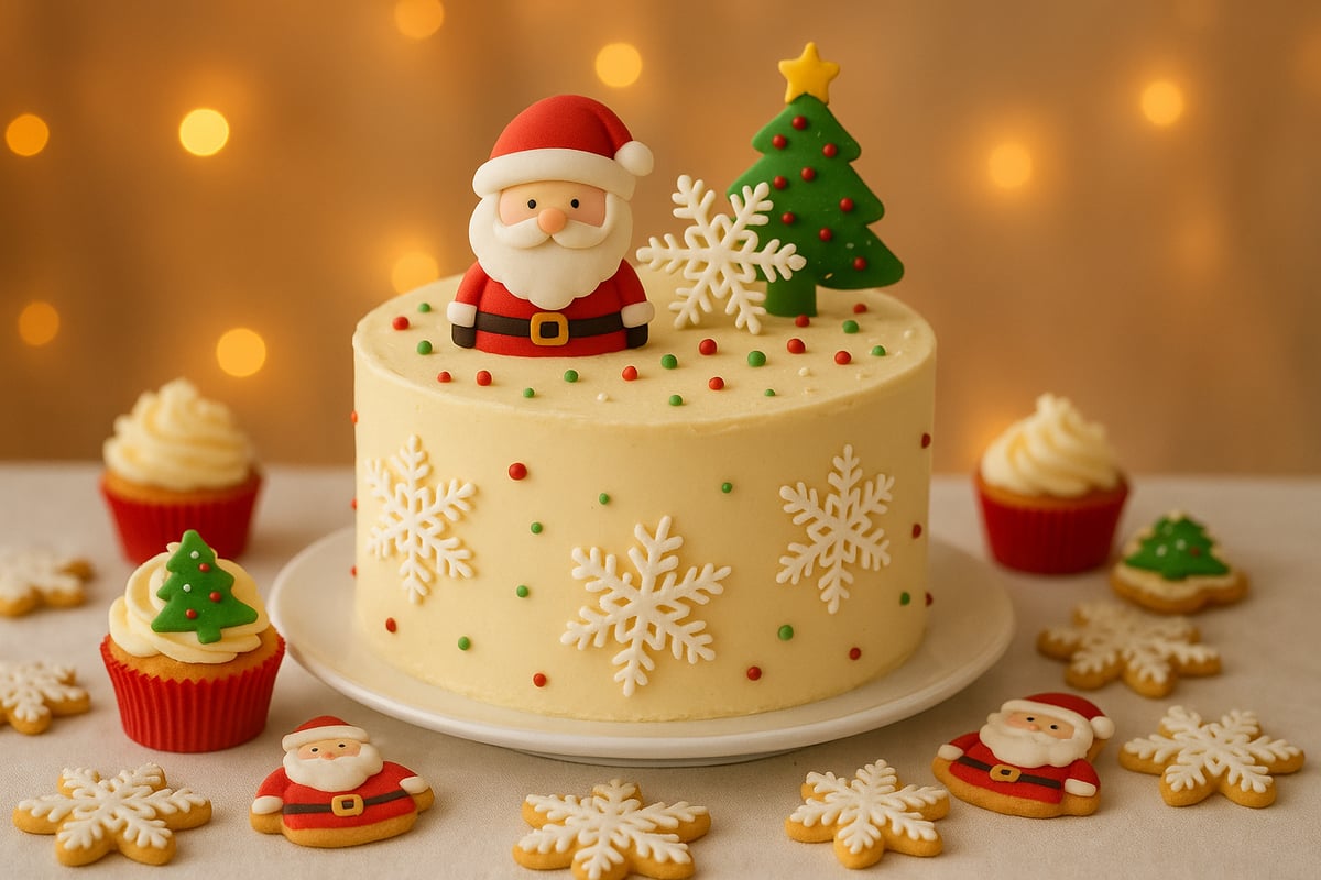 Was sind Tortenaufleger zu Weihnachten?