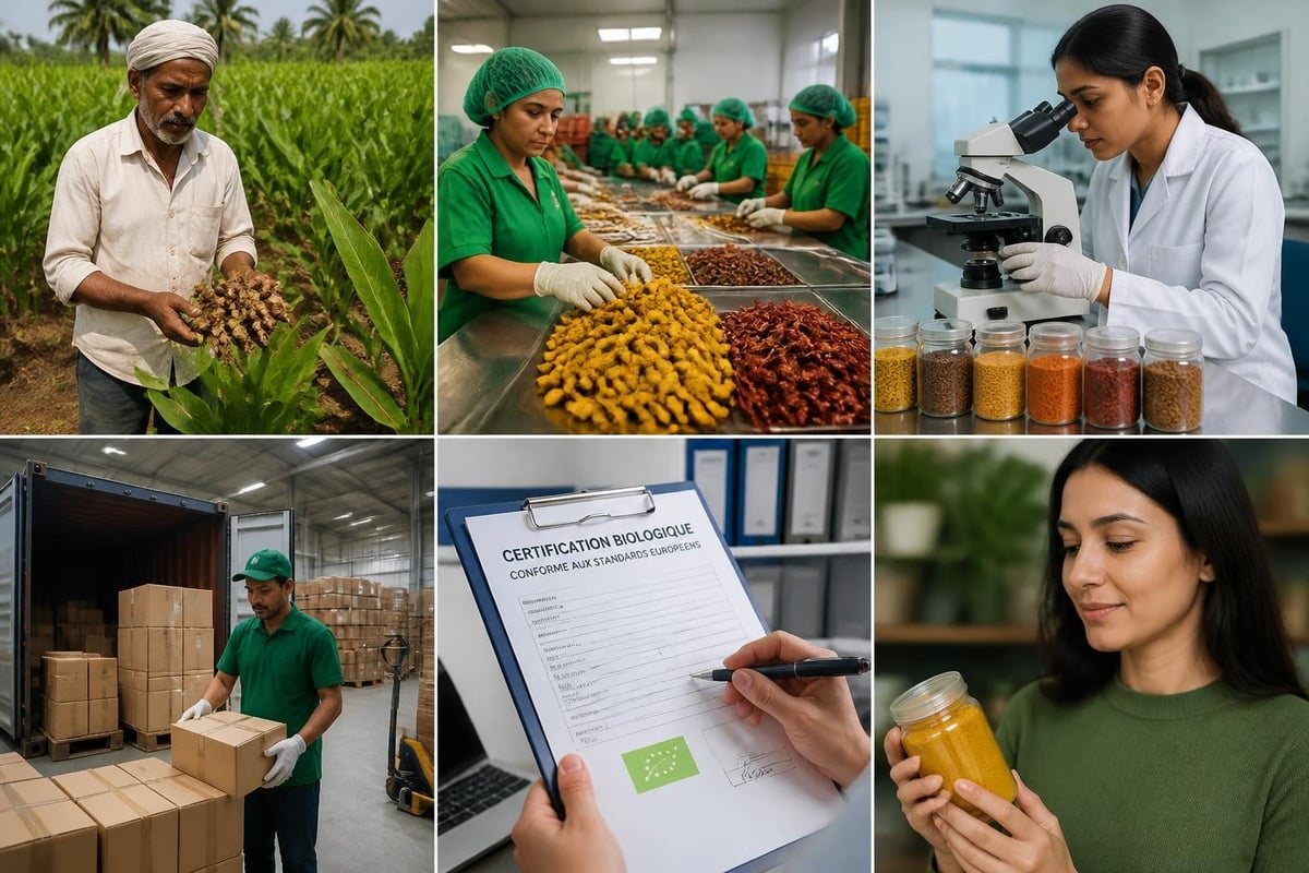 Certification et traçabilité des épices biologiques