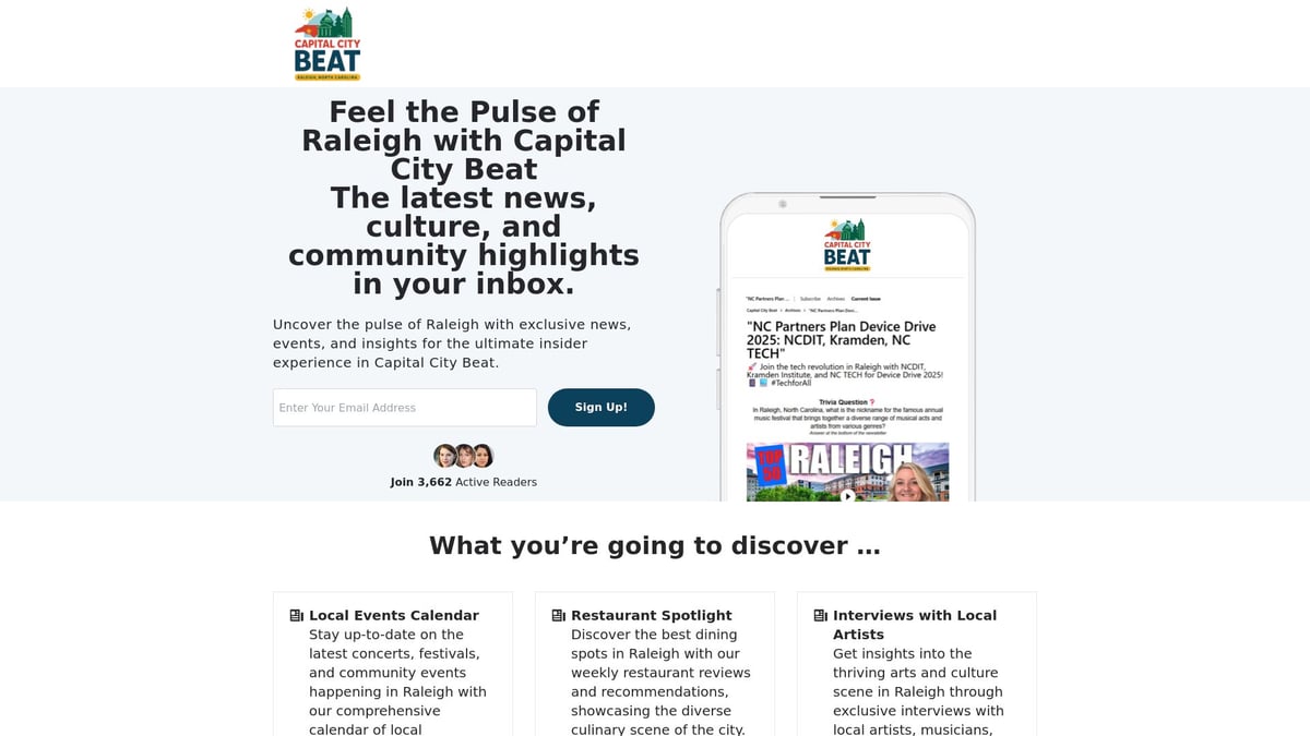The Essential Local Events Calendar Guide for 2026 - Capital City Beat: Raleigh’s Insider Events Calendar