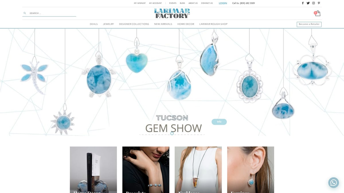 7 Stunning Best Dominican Larimar Jewelry Picks for 2026 - Larimar Factory: Classic Drop Earrings
