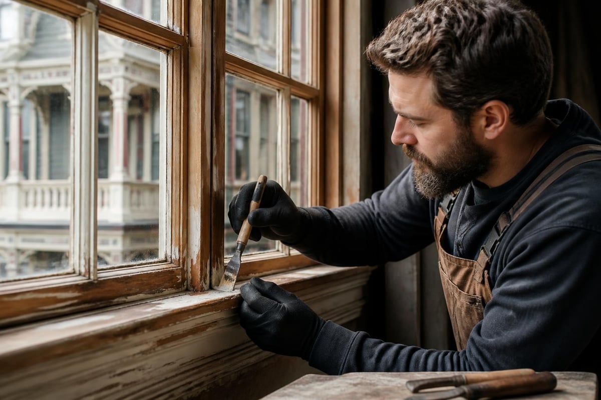Victorian window and door restoration
