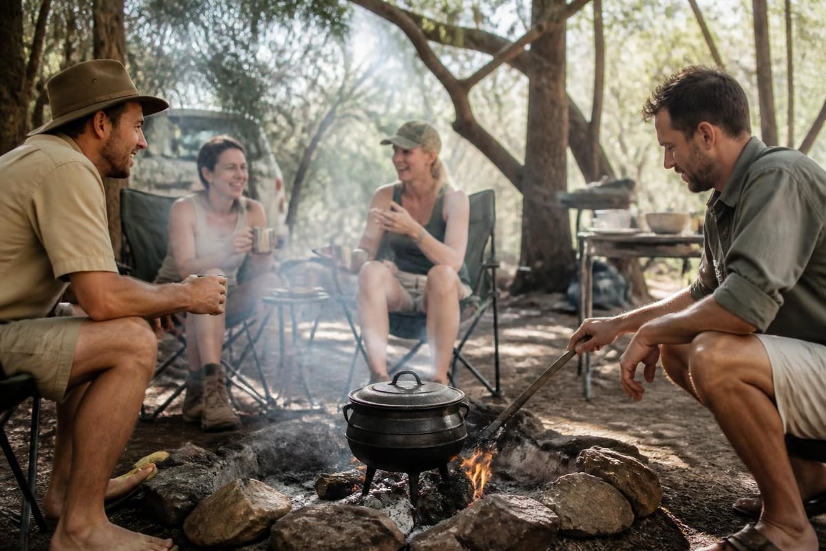 Potjie social gathering