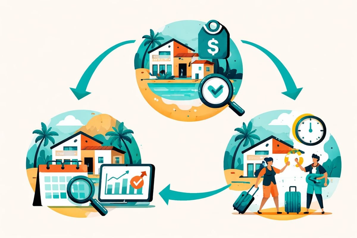 Villa booking timeline