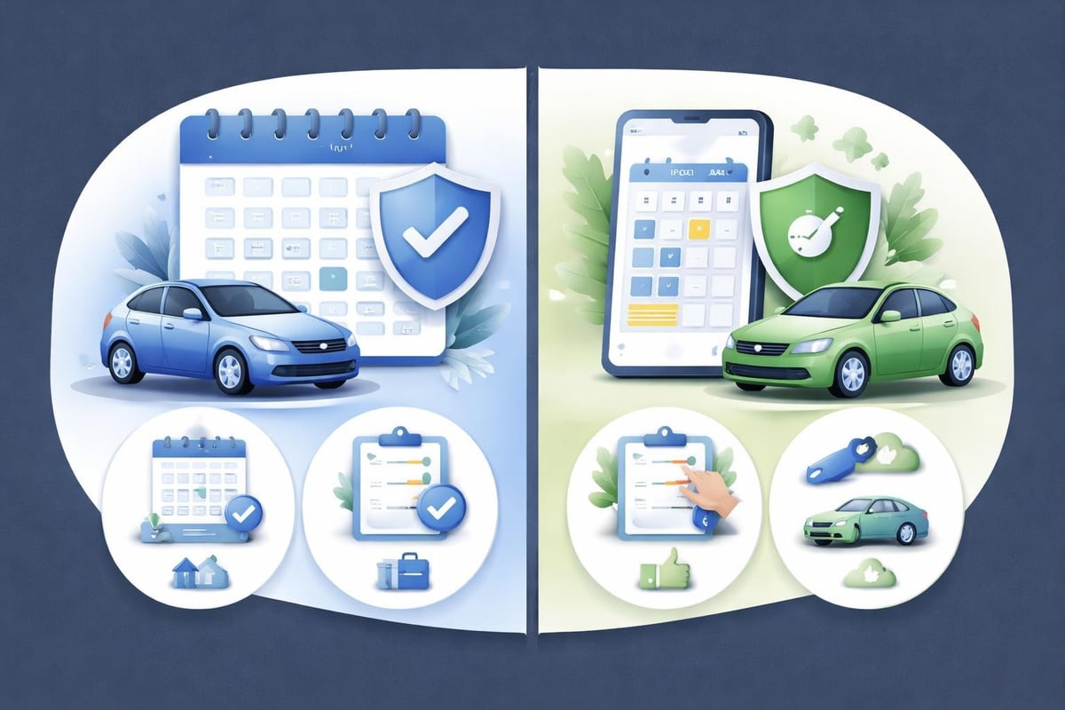 Comparativa entre seguro anual y temporal