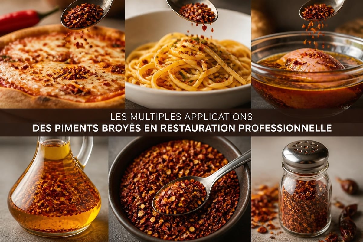 Utilisations culinaires des piments broyés