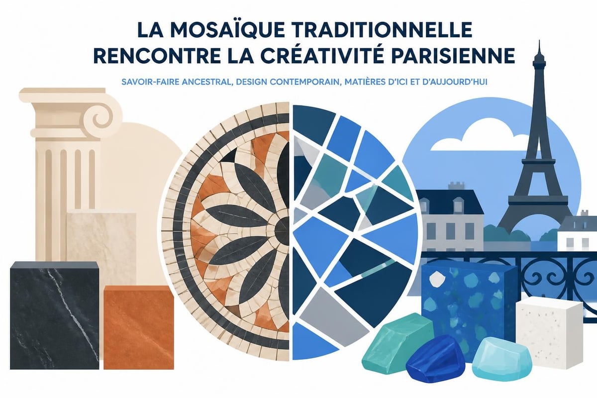 Atelier mosaïque Paris techniques