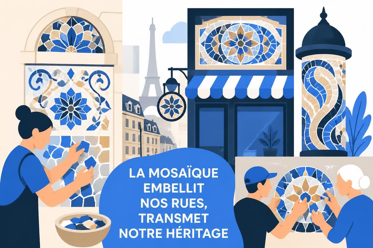 Mosaïque urbaine Paris
