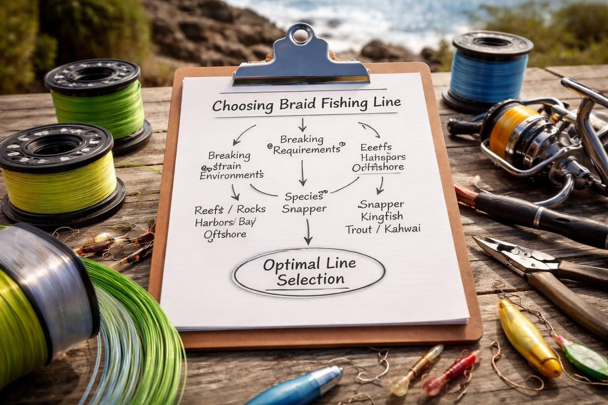 Fishing line selection criteria