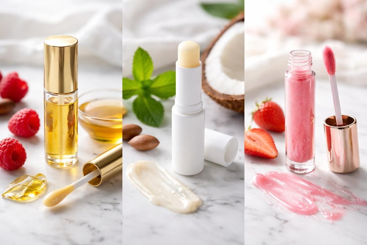Comparing lip care product types