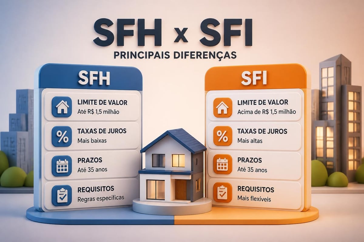 Comparação modalidades financiamento