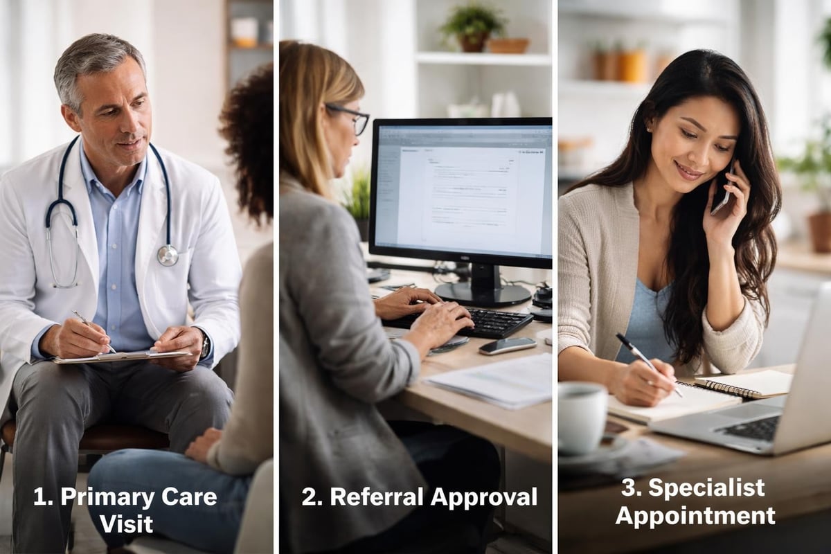 Aetna HMO Providers: Finding the Right Network for You 2 Referral process flow