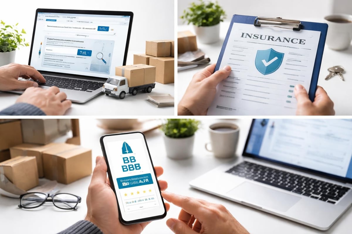 Moving company licensing verification