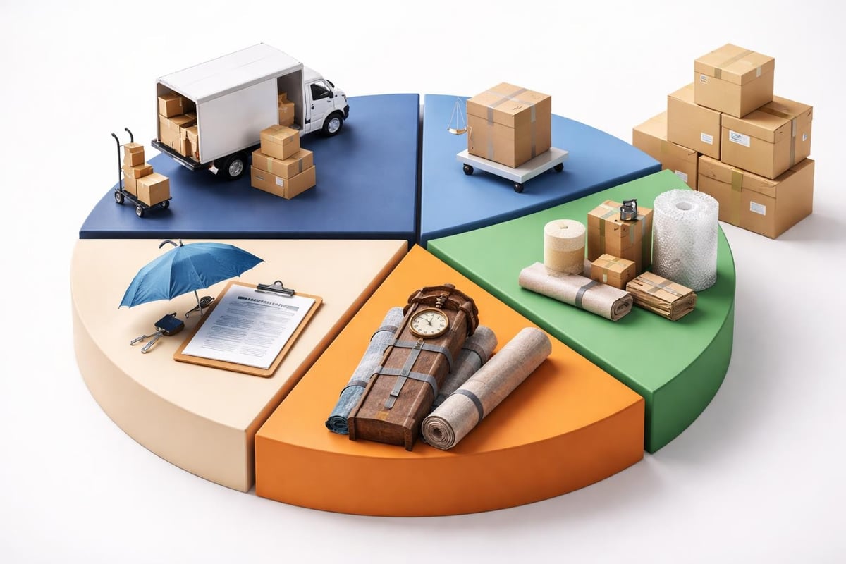 Moving cost breakdown