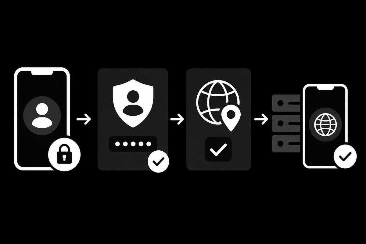 Proxy authentication flow