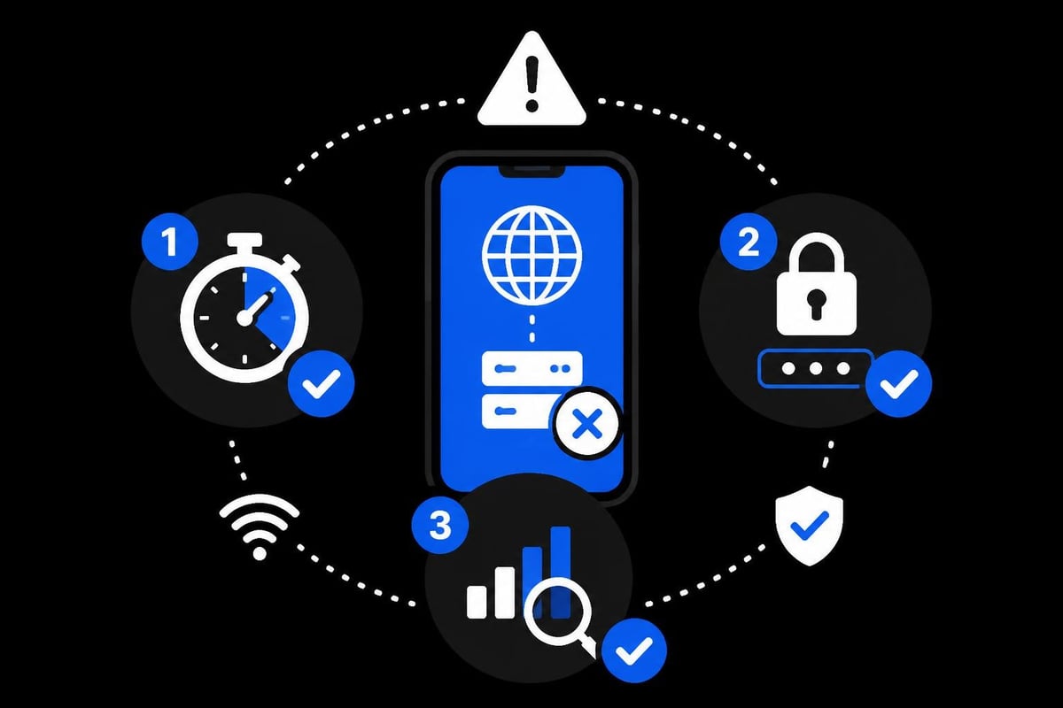 Proxy troubleshooting workflow