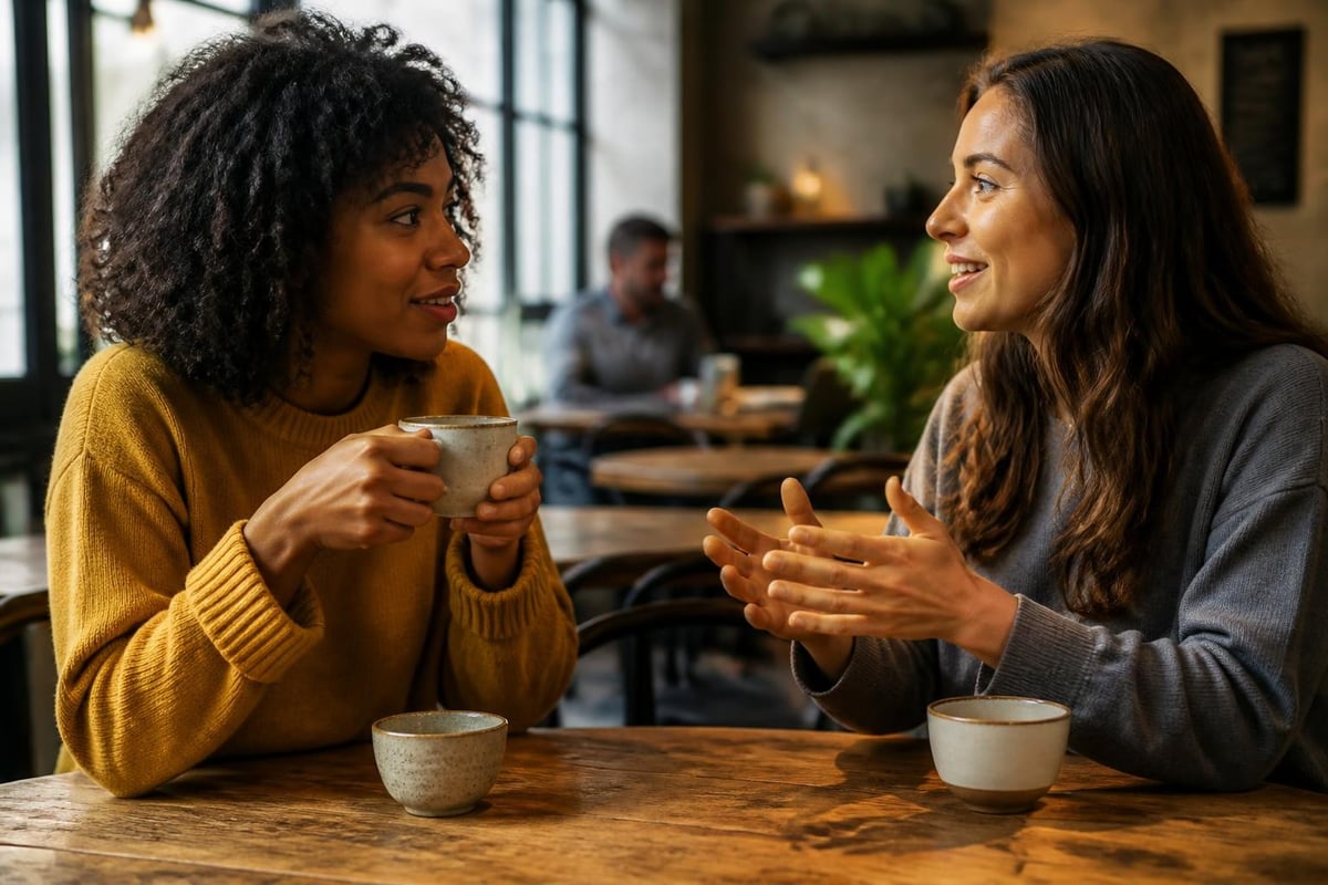 Coffee flavor profiles and conversation pairings