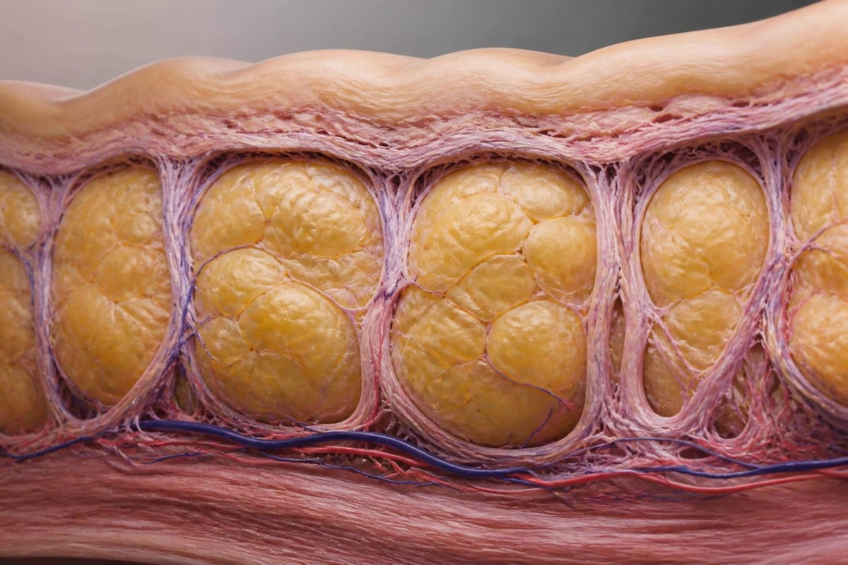 How cellulite forms beneath skin