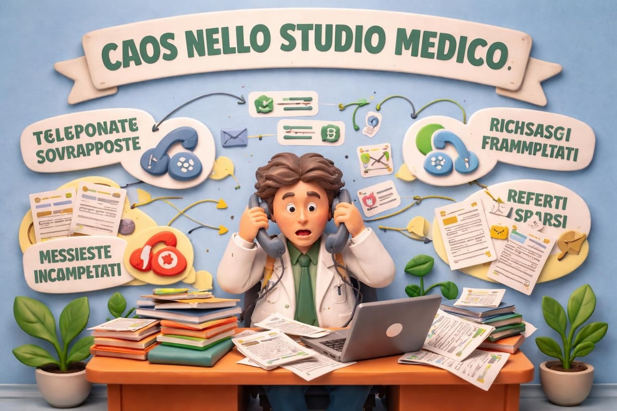 Flusso comunicativo disordinato studio medico