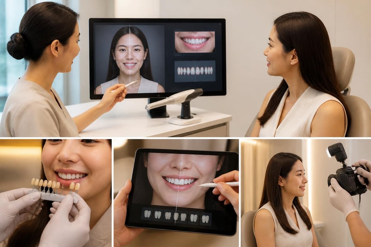 Cosmetic dentistry treatment planning