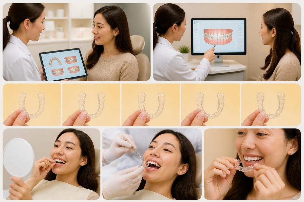 Clear aligner treatment process