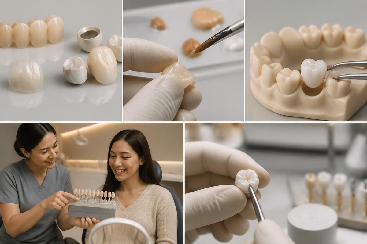 Cosmetic dentistry materials comparison