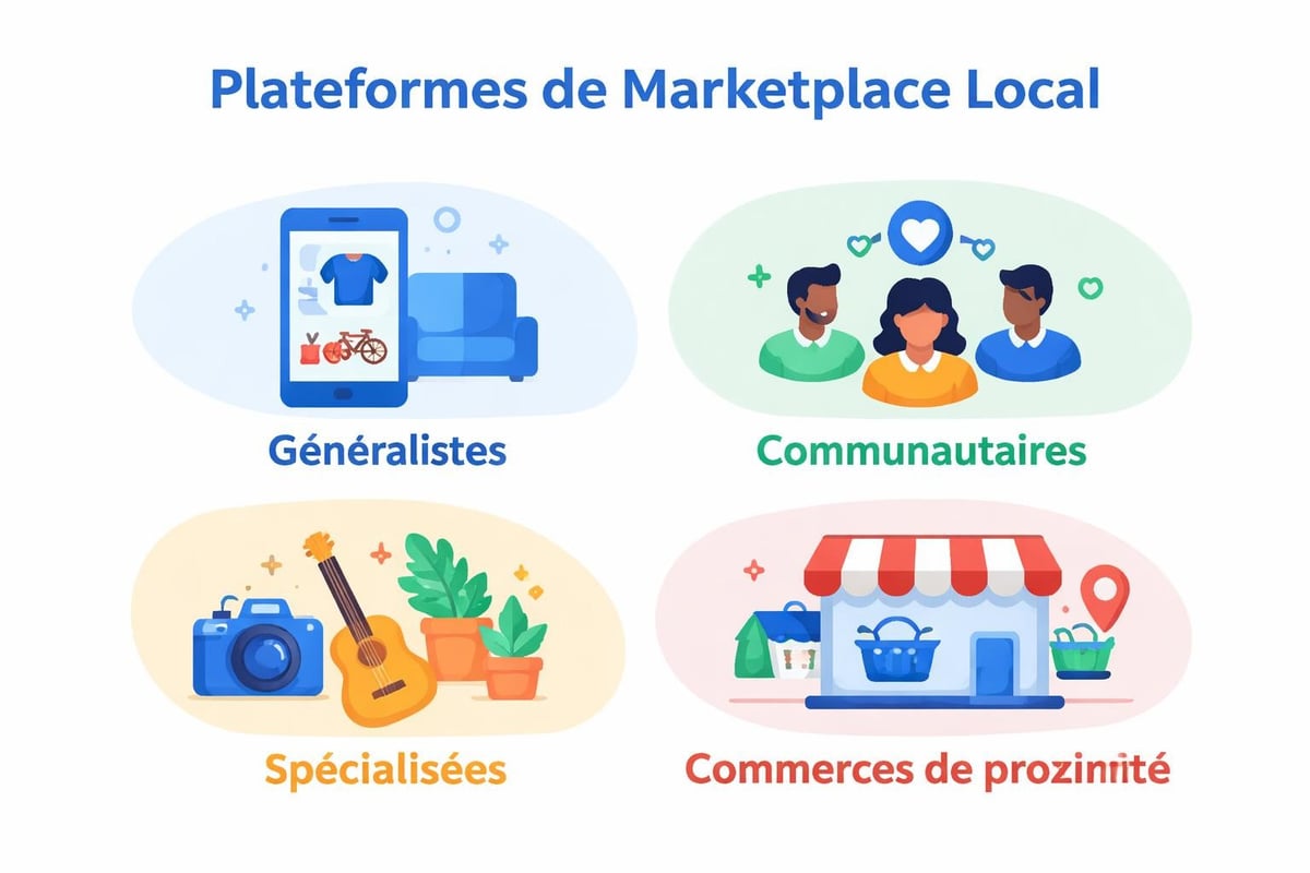Types de plateformes marketplace local