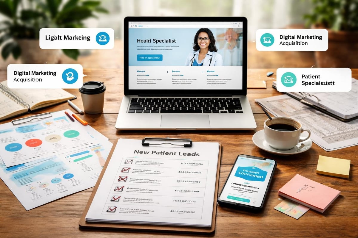 Healthcare patient acquisition journey