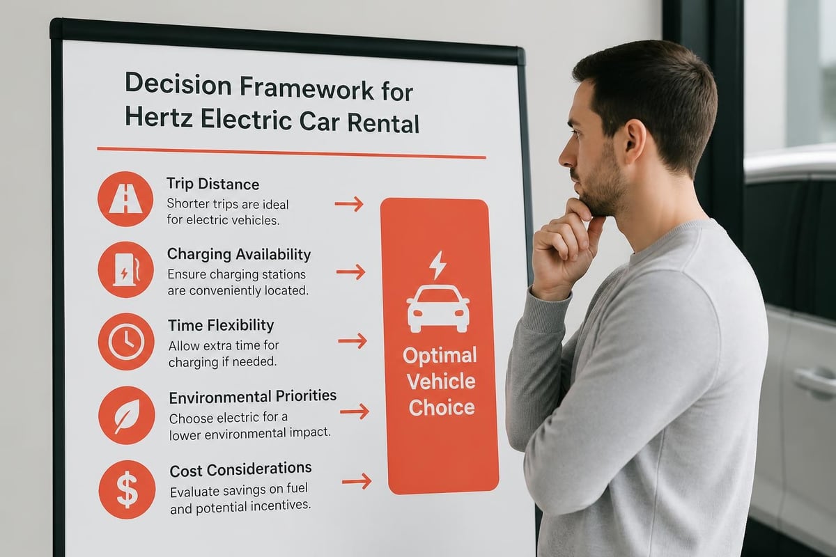 EV rental decision framework