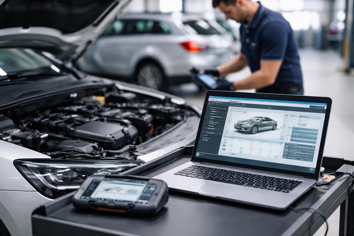 European car diagnostic process